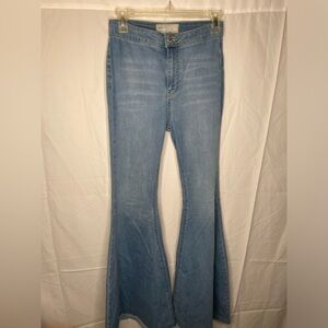 Free people wide leg jeans
